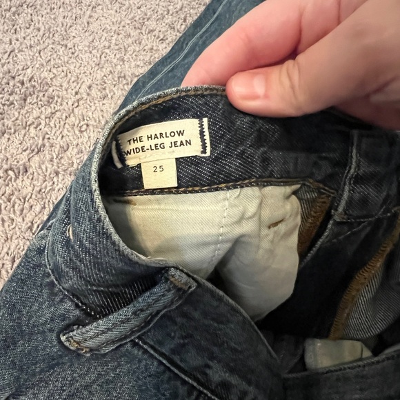 Madewell women’s the Harlow wide leg jean airy denim edition size 25 - Picture 4 of 10